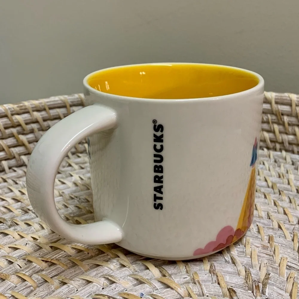 Starbucks Collector’s Coffee Mug - Florida You Are Here series yellow palm trees